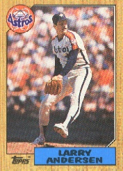 1987 Topps Baseball Cards      503     Larry Andersen